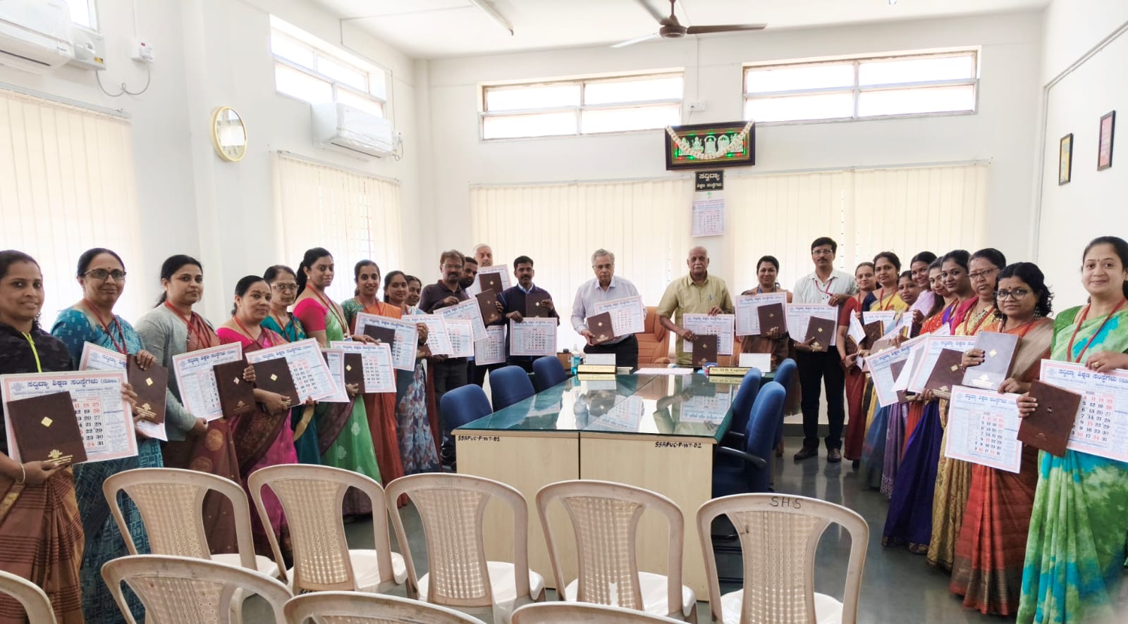Distribution of 2026 Dairy and Calendar to all the Staff Members